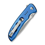 CIVIVI Hyperpulse Flipper & Thumb Stud & Button Lock Knife Aluminum Handle (3.5" 14C28N Blade) C23087A-2