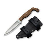 CIVIVI MDRN Hunter Fixed Blade Knife Brown G10 HandleC23078-2, With 1PC Black Kydex Sheath & 2PCS Black Straps