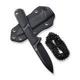 Civivi Mini Elementum Fixed Blade Black G10 C23010-1 - Black, CIVIVI, G10, Neck, Neck Knife - Granbergs Firearms