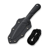 Civivi Mini Elementum Fixed Blade Black G10 C23010-1 - Black, CIVIVI, G10, Neck, Neck Knife - Granbergs Firearms