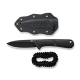 Civivi Mini Elementum Fixed Blade Black G10 C23010-1 - Black, CIVIVI, G10, Neck, Neck Knife - Granbergs Firearms