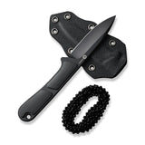 Civivi Mini Elementum Fixed Blade Black G10 C23010-1 - Black, CIVIVI, G10, Neck, Neck Knife - Granbergs Firearms