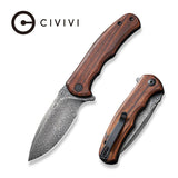 CIVIVI Mini Praxis Flipper Knife Wood Handle (2.98