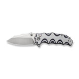 CIVIVI Natterjack Flipper & Thumb Stud & Button Lock Knife G10 Handle (3.19" 14C28N Blade) C24028-3