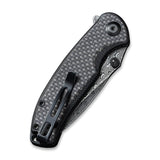 Civivi Pintail Flipper Carbon Fiber G10 Black C2020DS-1 - Carbon Fibre, CIVIVI, Damascus, G10 - Granbergs Firearms