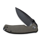 Civivi Pintail Flipper Green Micarta Black C2020C - CIVIVI, CPM S35VN, Micarta - Granbergs Firearms