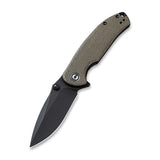 Civivi Pintail Flipper Green Micarta Black C2020C - CIVIVI, CPM S35VN, Micarta - Granbergs Firearms