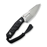 Civivi Propugnator Fixed Blade Knife Black G10 C23002-1