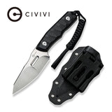 Civivi Propugnator Fixed Blade Knife Black G10 C23002-1