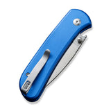 Civivi Qubit Button Lock Bright Blue Aluminum Handle C22030E-3 - 14C28N, Aluminium, CIVIVI - Granbergs Firearms