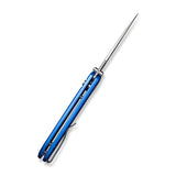 Civivi Qubit Button Lock Bright Blue Aluminum Handle C22030E-3 - 14C28N, Aluminium, CIVIVI - Granbergs Firearms