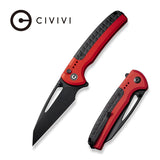 Civivi Sentinel Strike Flipper Red/Black Folding Pocket Knife C22025B-1