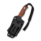 CIVIVI Timberbark Fixed Blade Knife Wood Handle (3.2" 14C28N Blade) C23094-4