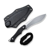 Civivi Vaquita II Fixed Blade Knife Black G10 C047C-1 - CIVIVI, G10, Kukri - Granbergs Firearms