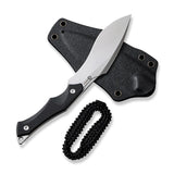 Civivi Vaquita II Fixed Blade Knife Black G10 C047C-1 - CIVIVI, G10, Kukri - Granbergs Firearms