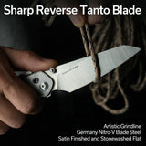 CIVIVI Vision FG Thumb Stud & Superlock Knife Lexan Handle (3.54" Nitro-V Blade) C22036-7