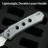 CIVIVI Vision FG Thumb Stud & Superlock Knife Lexan Handle (3.54" Nitro-V Blade) C22036-7