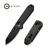 CIVIVI Yonder Thumb Stud & Crossbar Lock Knife Micarta Handle (2.88
