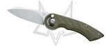 Fox Radius OD Green G10 Folding Pocket Knife FX-550 G10OD