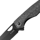 Kizer Sparrow | S45VN | Marble Carbon Fiber+Titanium | Ki3628A2