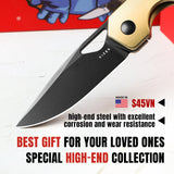 Kizer Mini Militaw | S45VN | Titanium+Zirconium | Ki3634SA3