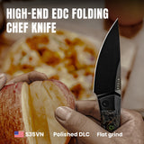 Kizer Mini MoMo | S35VN | Titanium+Camo Carbon 80‘s | Ki3663A2