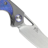 Kizer Ara|S45VN|Titanium & Purple Snowflake Titanium|Ki3729A3