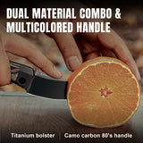 Kizer Mini MoMo | S35VN | Titanium+Camo Carbon 80‘s | Ki3663A2