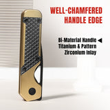 Kizer Mini Militaw | S45VN | Titanium+Zirconium | Ki3634SA3