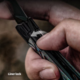 Kizer Mini MoMo | S35VN | Titanium+Camo Carbon 80‘s | Ki3663A2