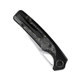 Kizer Ara|S45VN|Titanium & Carbon Fiber Gold Flake|Ki3729A1