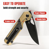 Kizer Mini Militaw | S45VN | Titanium+Zirconium | Ki3634SA3