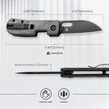 Kizer Banish | 154CM | Micarta | V2676C1