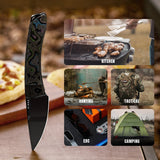 Kizer Mini MoMo | S35VN | Titanium+Camo Carbon 80‘s | Ki3663A2