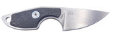 MKM Mikro 1 Drop Point Carbon Fibre Fixed Blade Knife MK MR01-CF