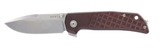 MKM Maximo Burgundy Micarta Titanium Folding Pocket Knife MK MM-BUCT