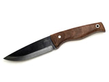 BeaverCraft Carbon Steel Fixed-Blade Bushcraft Knife Walnut Handle with Leather Sheath - BSH3 - BeaverCraft, Bushcraft, Carbon Steel, survival, Walnut - Granbergs Firearms