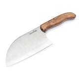 Cookizar Serbian Cleaver Knife for Cutting - CK-S - Carbon Steel, Cleaver, Cookizar, Walnut - Granbergs Firearms