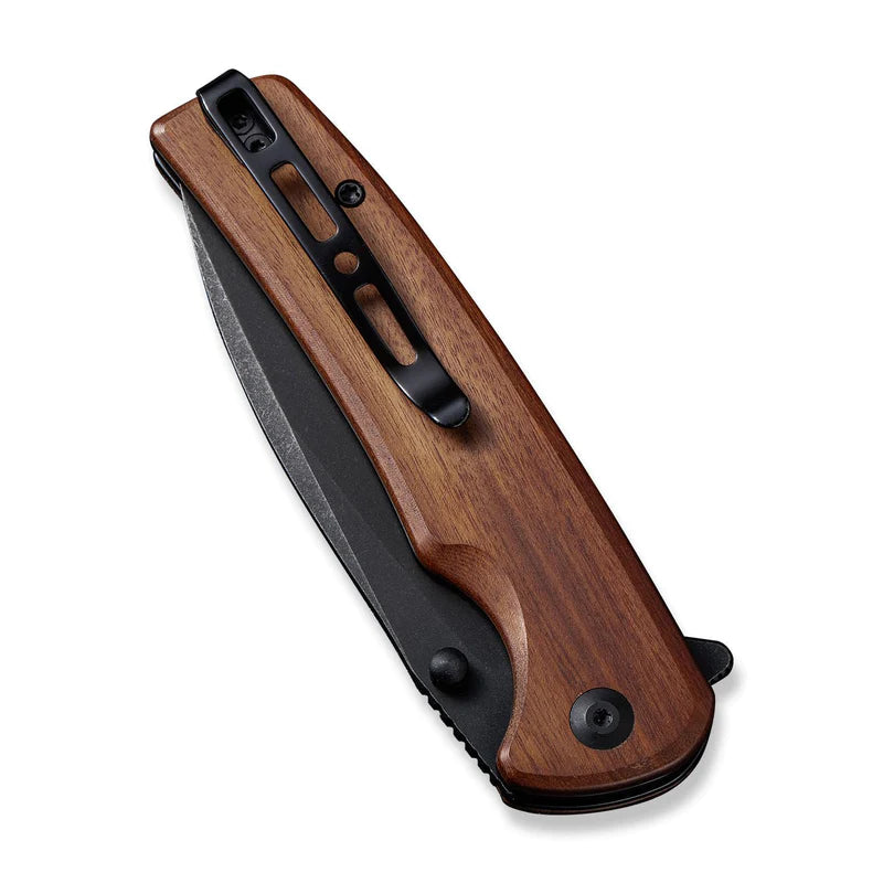 Sencut Sachse Flipper Wood S21007-6 - 9Cr18MoV, Sencut, Wood - Granbergs Firearms
