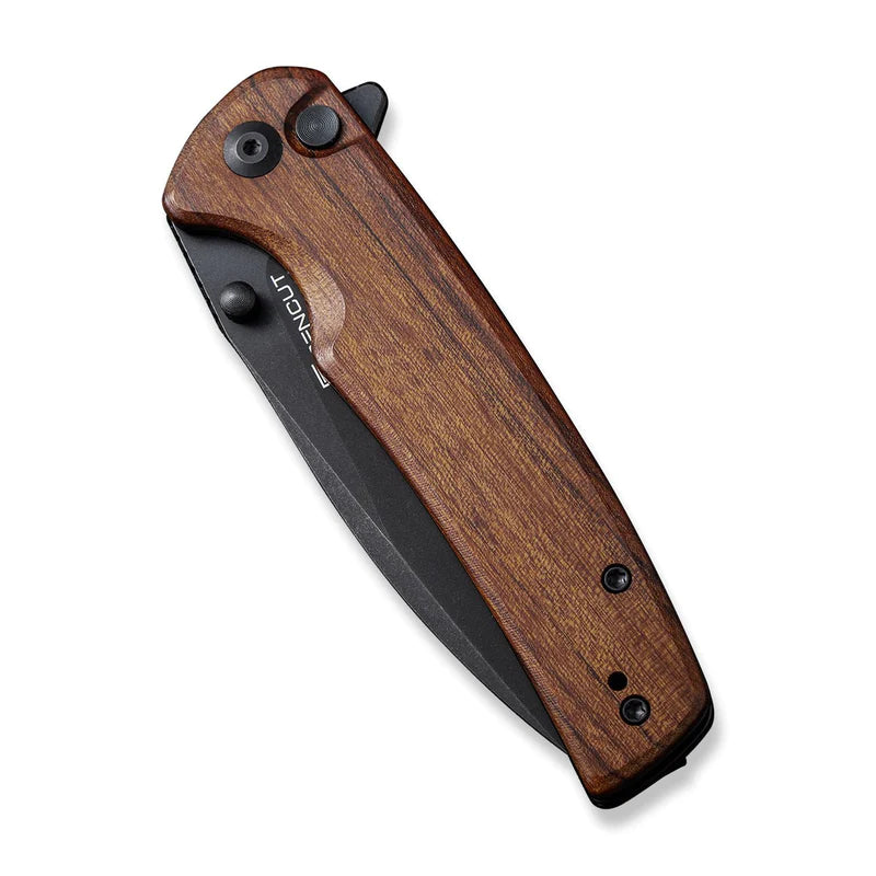 Sencut Sachse Flipper Wood S21007-6 - 9Cr18MoV, Sencut, Wood - Granbergs Firearms