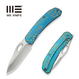 WEKNIFE Inmate Front Flipper & Thumb Hole Knife Titanium Handle (3.7
