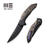 We Knife Merata Titanium Copper Foil Carbon Fiber Inlay Folding Pocket Knife WE22008B-1