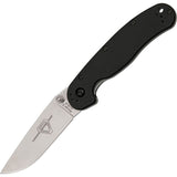 Ontario Rat 2 Black AUS-8 Folding Pocket Knife ON8860