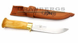 Knivsmed Stromeng Same Knife 5" KS5F with Fingerguard - Birch, Carbon Steel, Knivsmed Strømeng - Granbergs Firearms