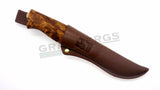 Kellam KRH3 Hawk Finnish Knife - Carbon Steel, Curly Birch, Kellam - Granbergs Firearms