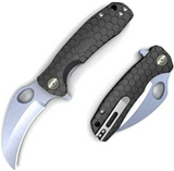 Honey Badger Claw Medium Folder Black Folding Pocket Knife YHB1121
