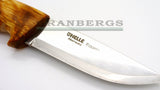 Helle Eggen No.75 Fixed Blade Knife - Helle, Laminated Steel - Granbergs Firearms