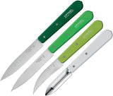 Opinel 4 pc Kitchen set Multi-color hornbeam handle OP01709 - Opinel, Sandvik 12C27, Stainless Steel, Wood - Other - Granbergs Firearms