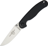 Ontario Rat 2 D2 Black handle Folding Pocket Knife ON8828