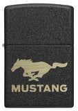 Zippo Ford Mustang Black Crackle 49827 - Zippo - Granbergs Firearms